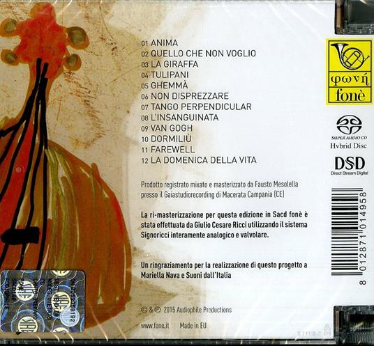 Canto Stefano - SuperAudio CD ibrido di Fausto Mesolella - 2