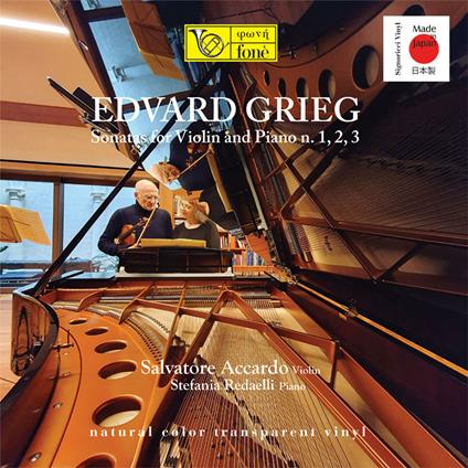 Sonate per violino e pianoforte (LP Japan Edition) - Vinile LP di Edvard Grieg,Salvatore Accardo