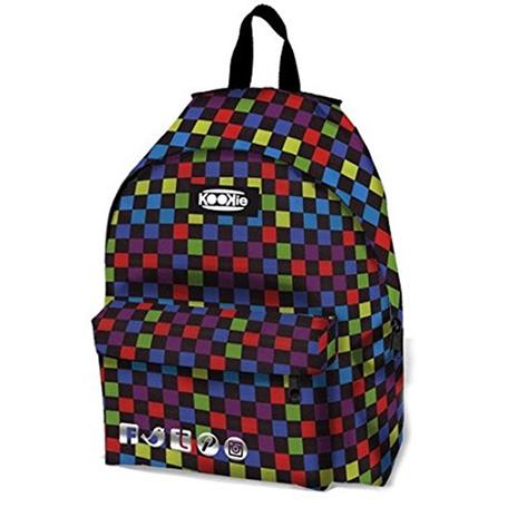 Zaino Kookie Gut Color Fantasia Multicolor Imbottito Scuola Tempo Libero Unisex - 2