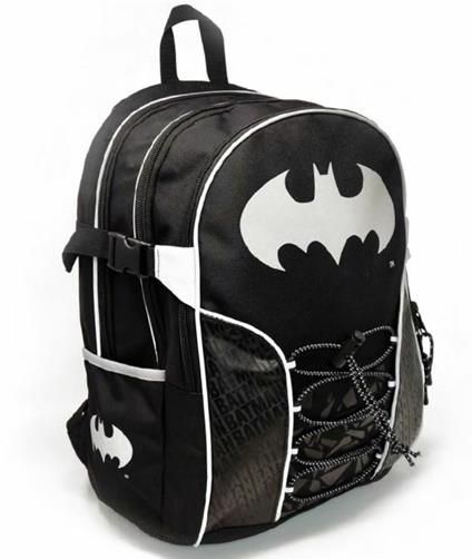 Zaino scuola 3 cerniere Batman. Capacità 30l 31x43x24 cm