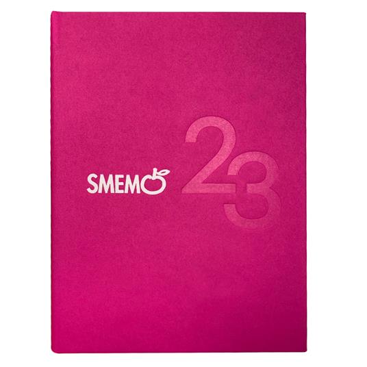 Diario Smemo 2023, 16 mesi, rosa - 13 x 17,7 cm