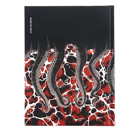 Diario Smemo 16 mesi, 2024, Octopus Soggetto Rosso - 13 x 17,7 cm - 2