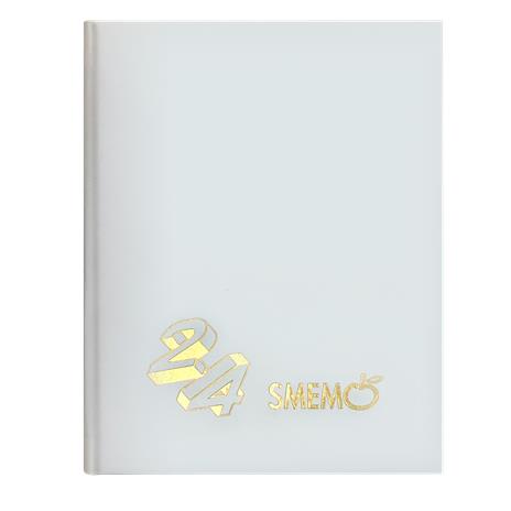 Diario Smemo Lite 16 mesi, 2024, Bianco - 12,1 x 16,5 cm