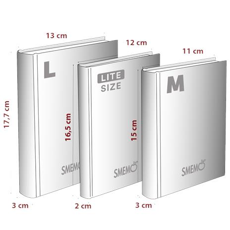 Diario Smemo Lite 16 mesi, 2024, Bianco - 12,1 x 16,5 cm - 6