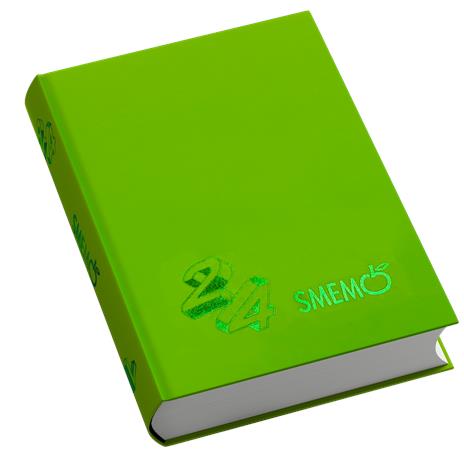 Diario Smemo 16 mesi, 2024, Verde Lime - 13 x 17,7 cm - 3