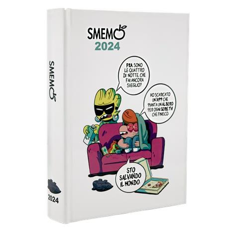 Diario Smemo 16 mesi, 2024, Green Balloon Special Edition - Soggetto Dano - 13 x 17,7 cm - 3