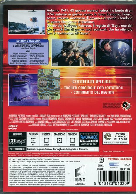 U-Boot 96 (DVD) di Wolfgang Petersen - DVD - 2