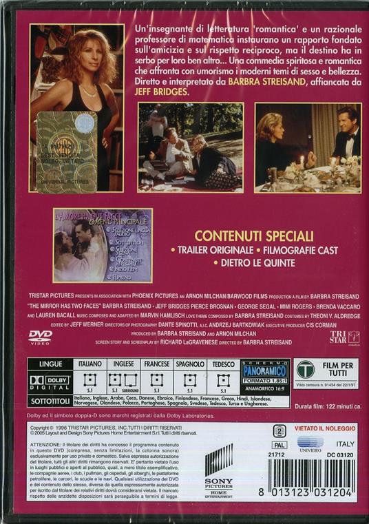 L' amore ha due facce di Barbra Streisand - DVD - 2