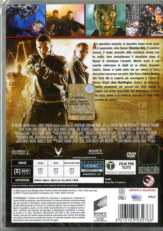 terminator salvation dvd