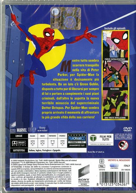 Spectacular Spider-Man. Vol. 3 di Dave Bullock - DVD - 2