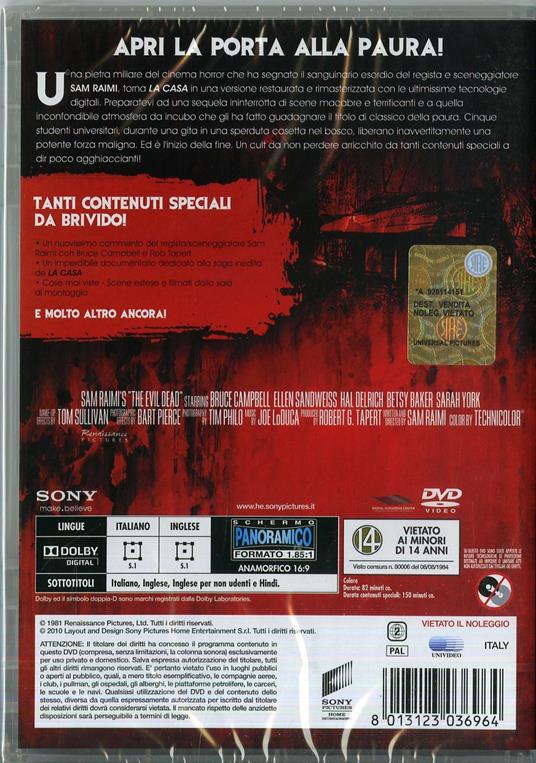 La casa di Sam Raimi - DVD - 2