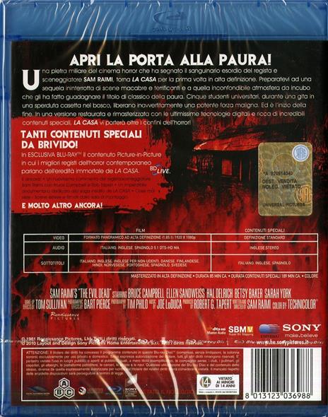 La casa - Blu-ray - Film di Sam Raimi Fantastico | IBS