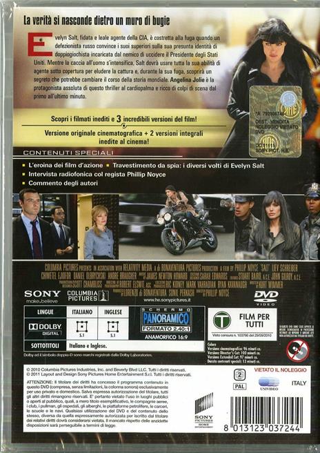 Salt (DVD) di Phillip Noyce - DVD - 2