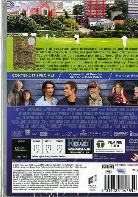 The grand seduction di Don McKellar - DVD - 2