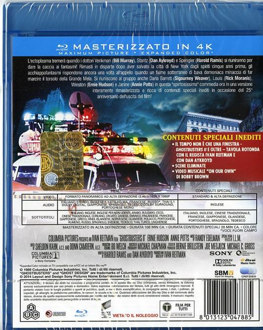 Ghostbusters II (Blu-ray) di Ivan Reitman - Blu-ray - 2