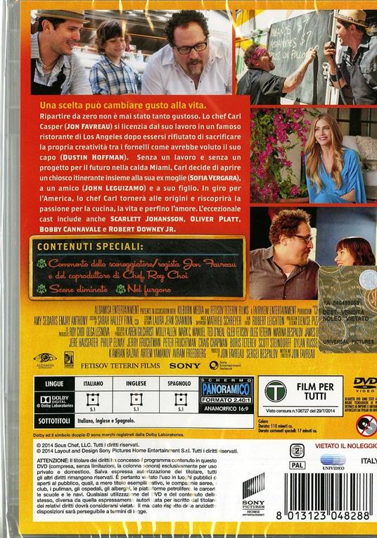 Chef. La ricetta perfetta di Jon Favreau - DVD - 2