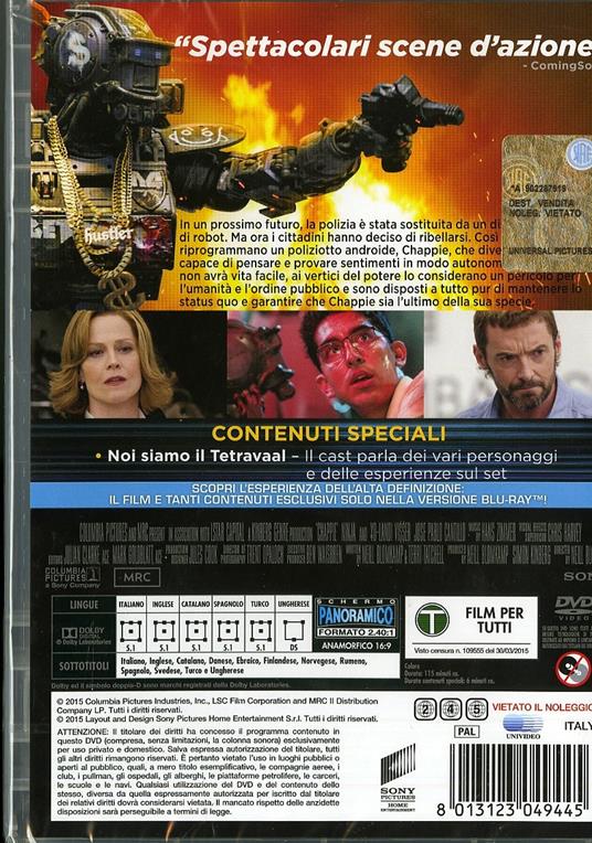 Humandroid di Neill Blomkamp - DVD - 2