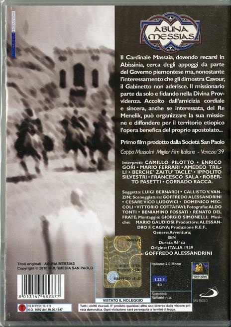 Abuna Messias di Goffredo Alessandrini - DVD - 2