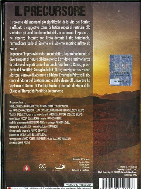 Il precursore (DVD) di Francesco Castiglione,Luca Capuano,Antonella Fattori,Edoardo Siravo,Lucia Andreozzi,Gianmarco Bellumori,Gabriele Bonafoni,Marco Celli,Valerio Da Silva,Stefano De Bernardin,Andrea De Santis,Toni Orlandi,Silvia Siravo - DVD - 2