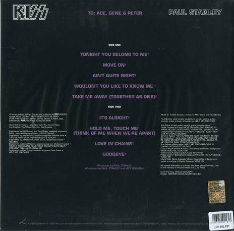 Paul Stanley - Vinile LP di Kiss - 2
