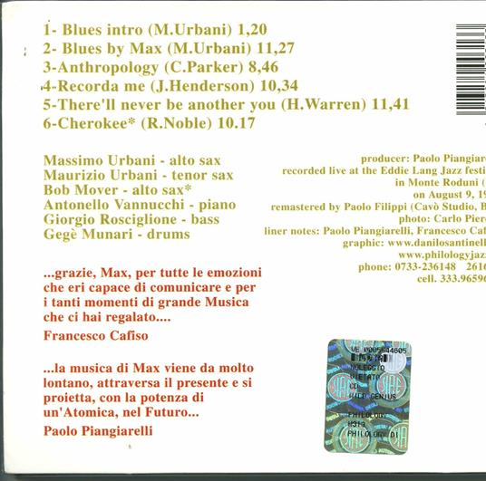 Wild Genius - CD Audio di Massimo Urbani - 2