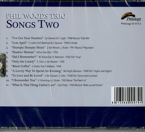 Songs Two - CD Audio di Phil Woods - 2