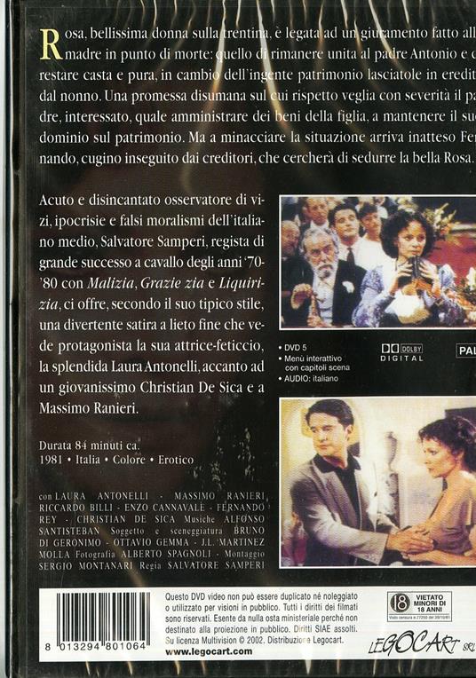 Casta e pura - DVD - Film di Salvatore Samperi Drammatico | IBS