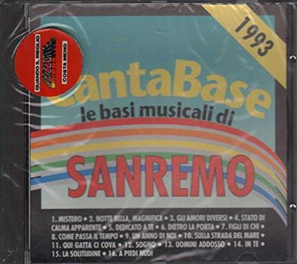 Cantabase. Le Basi Musicali di Sanremo 1993 - CD Audio