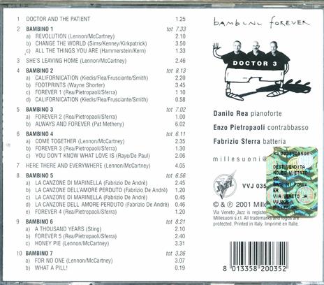 Bambini Forever - CD Audio di Doctor 3 - 2