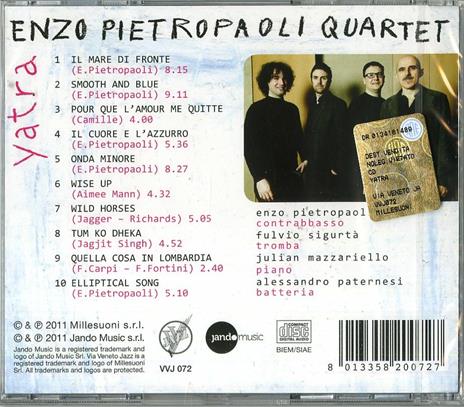 Yatra - CD Audio di Enzo Pietropaoli - 2