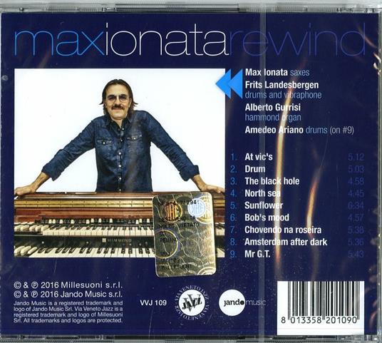 Rewind - CD Audio di Max Ionata - 2