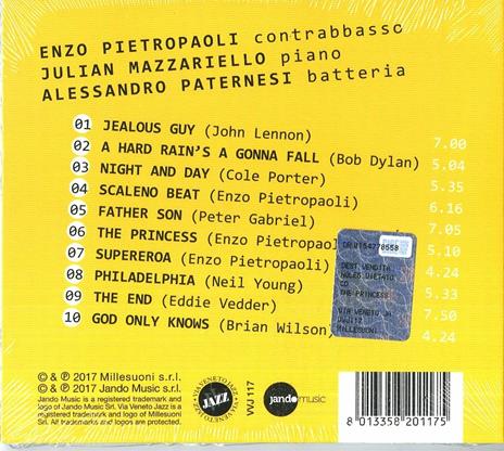 Princess - CD Audio di Enzo Pietropaoli,Alessandro Paternesi,Julian Oliver Mazzariello - 2