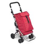 Foppapedretti Go Up Borsa trolley Alluminio, Nero, Rosso