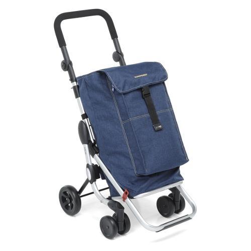 Foppapedretti Go Up Borsa trolley Alluminio, Nero, Blu