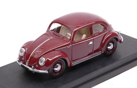 Volkswagen Vw Maggiolino 1200 Deluxe 1953 Red Bordeaux 1:43 Model Ri4565 - 2