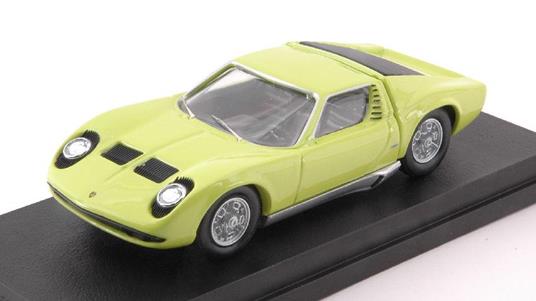 Lamborghini Miura Bertone P400S 1966 Lime Green 50Th Anniversary 1:43 Model Ri4584 - 2