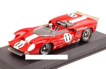 Bt9587 Lola T70 Spyder N.11 5Th Can-Am Bridgehampton 1967 L.Motschenbacher 1.43 Modellino Best Model