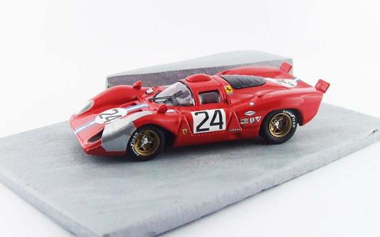 Ferrari 312 P Coupè #24 4Th Daytona 1970 Parkes / Posey Diorama 1:43 Model Bt9609 - 2