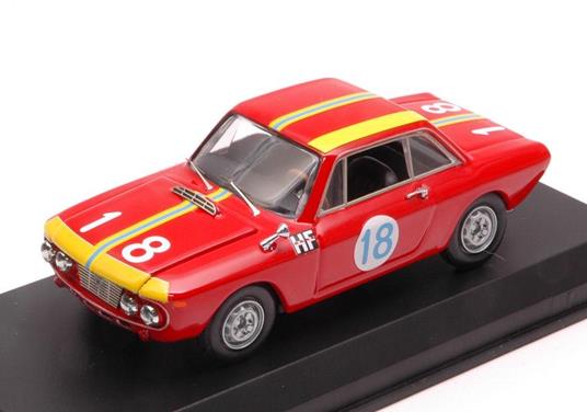 Lancia Fulvia 1300 Hf #18 11Th (Winner Class) Targa Florio 1966 Cella / Marzi 1:43 Model Bt9660 - 2