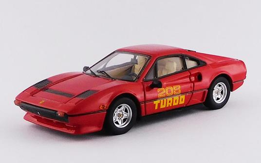 Ferrari 208 Gtb Turbo 1980 Red 1:43 Model Bt9678 - 2