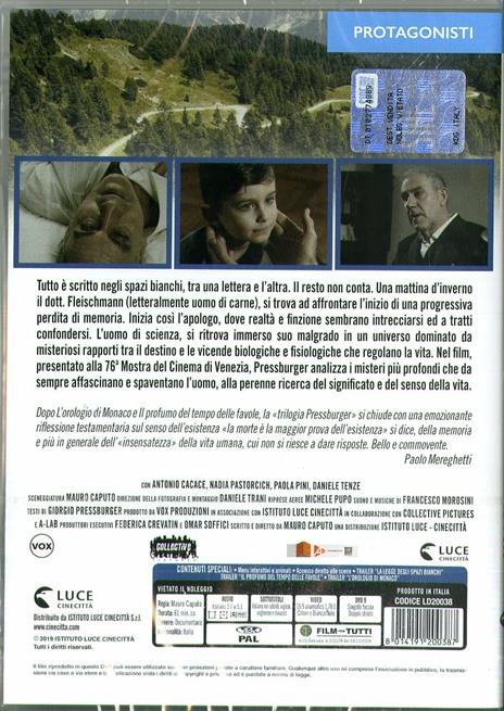 La legge degli spazi bianchi (DVD) di Mauro Caputo - DVD - 2
