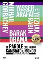 Le parole che hanno cambiato il mondo. Vol. 5. Quattro nobel per la pace (3 DVD)