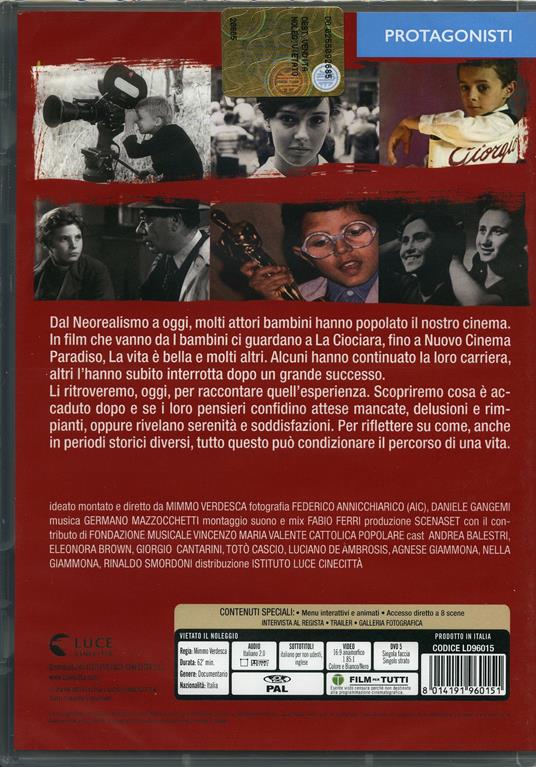 Protagonisti per sempre - DVD - Film di Mimmo Verdesca Documentario | IBS