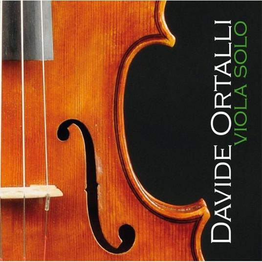 Viola solo - CD Audio di Davide Ortalli