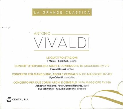 La grande classica - CD Audio di Antonio Vivaldi