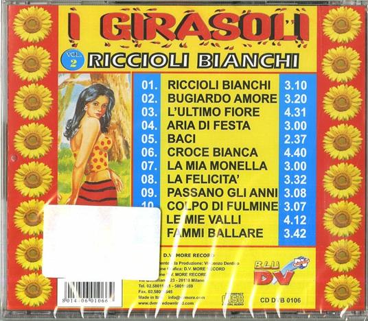 Riccioli Bianchi - CD Audio di Girasoli - 2