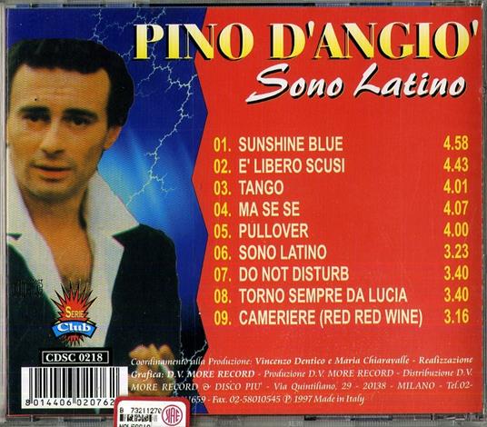 Sono latino - CD Audio di Pino D'Angiò - 2