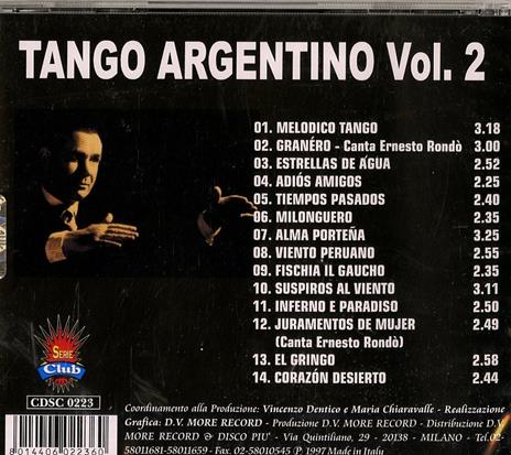 Tango argentino vol.2 - CD Audio di Aldo Maietti - 2