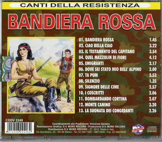 Canti della Resistenza - CD Audio - 2