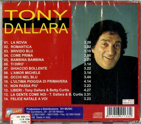 La novia - CD Audio di Tony Dallara - 2